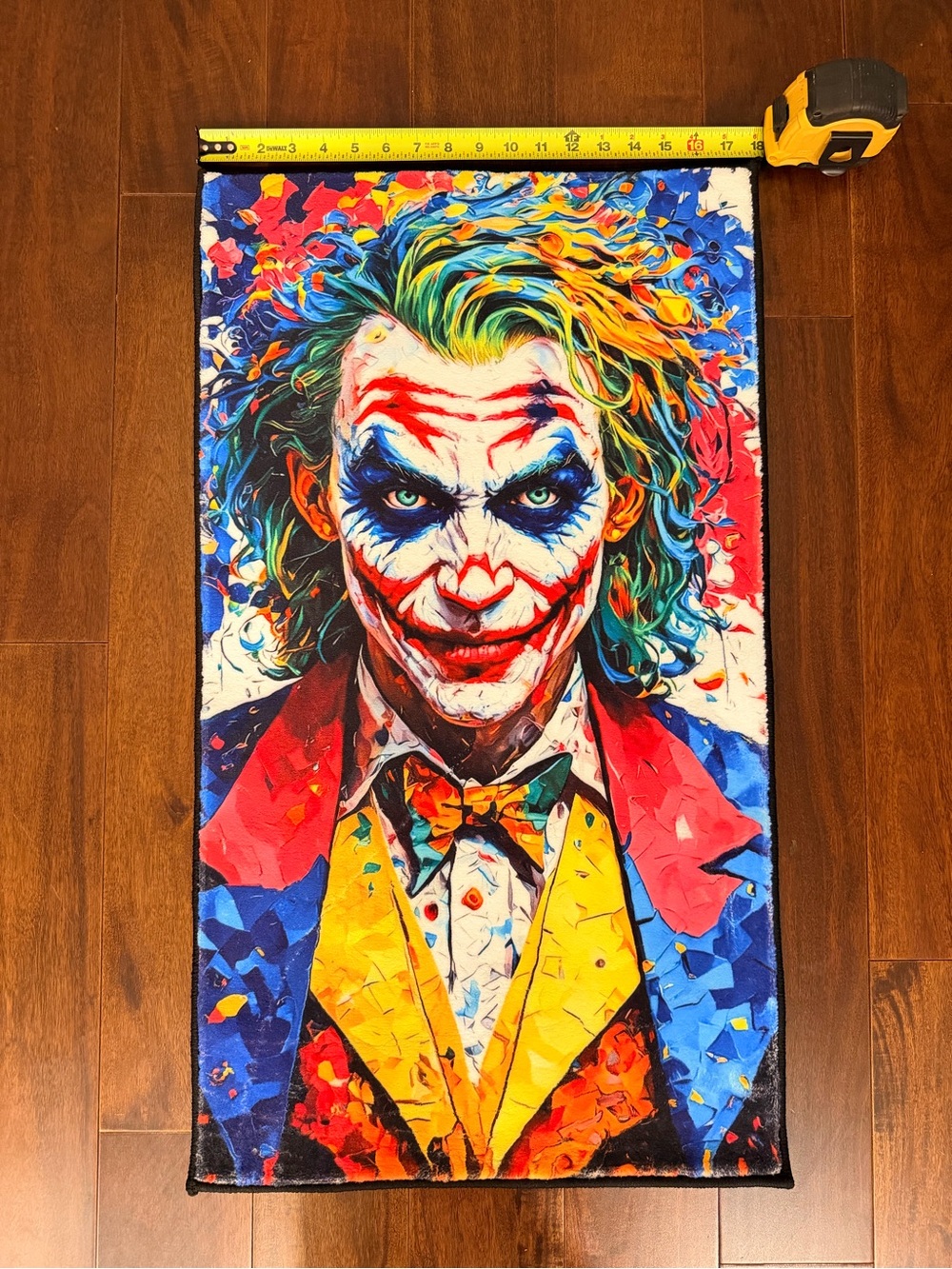 Joker Soft RUG - Vibrant Multicolor Portrait - Picture 2 of 3